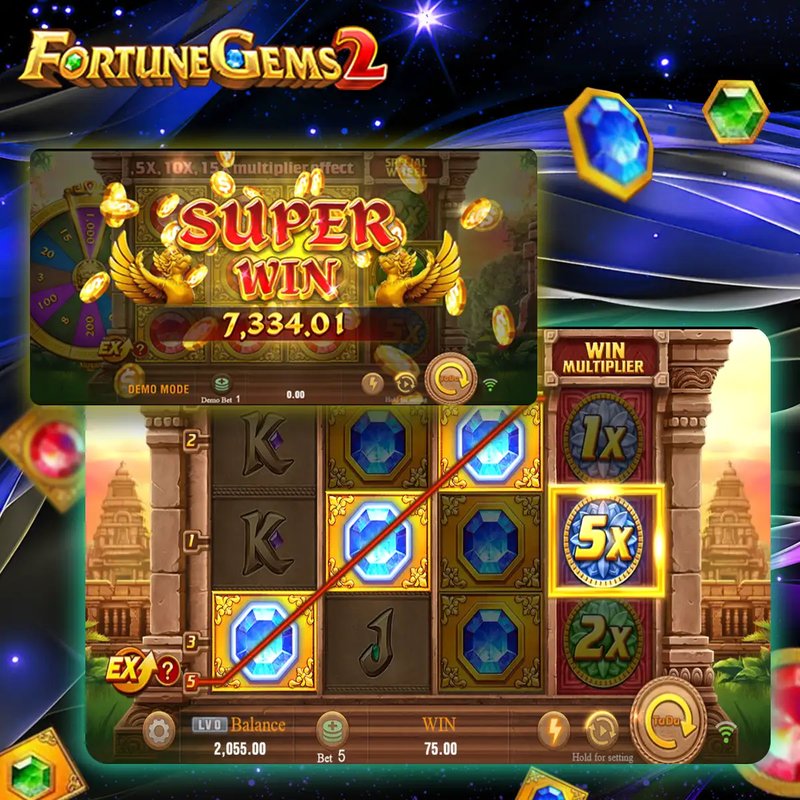 بہترین fortune gems 2 demo میں Pakistan